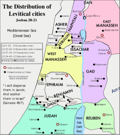 map levitical cities2
