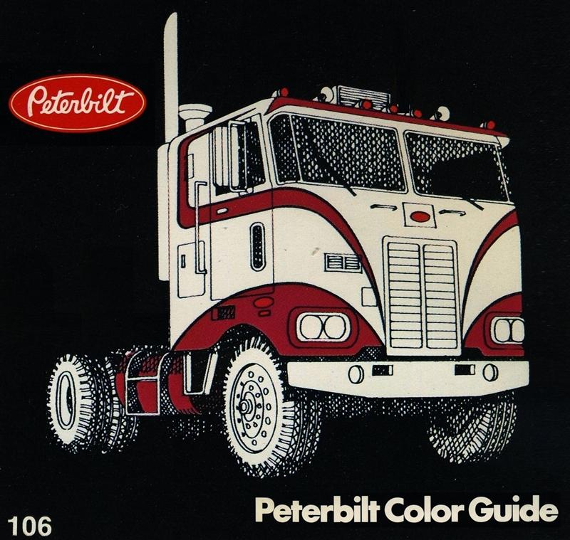 Peterbilt Paint Color Chart